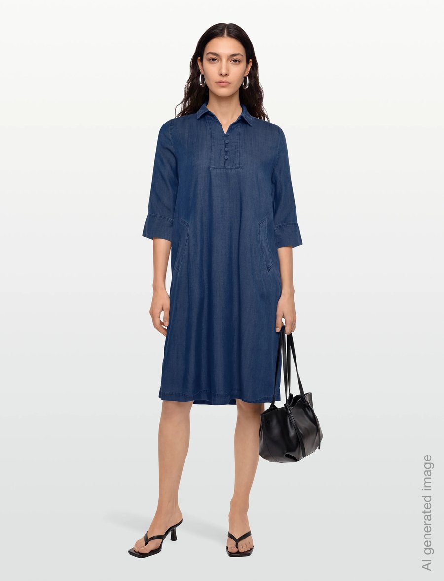 Masai - MaNahlia - hemdkleider - washed denim - 0