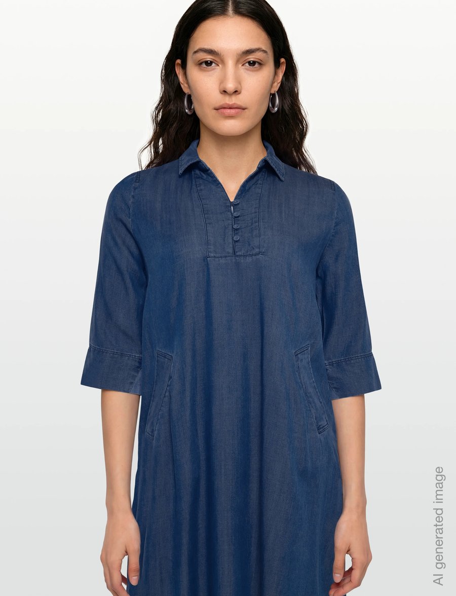 Masai - MaNahlia - hemdkleider - washed denim - 3