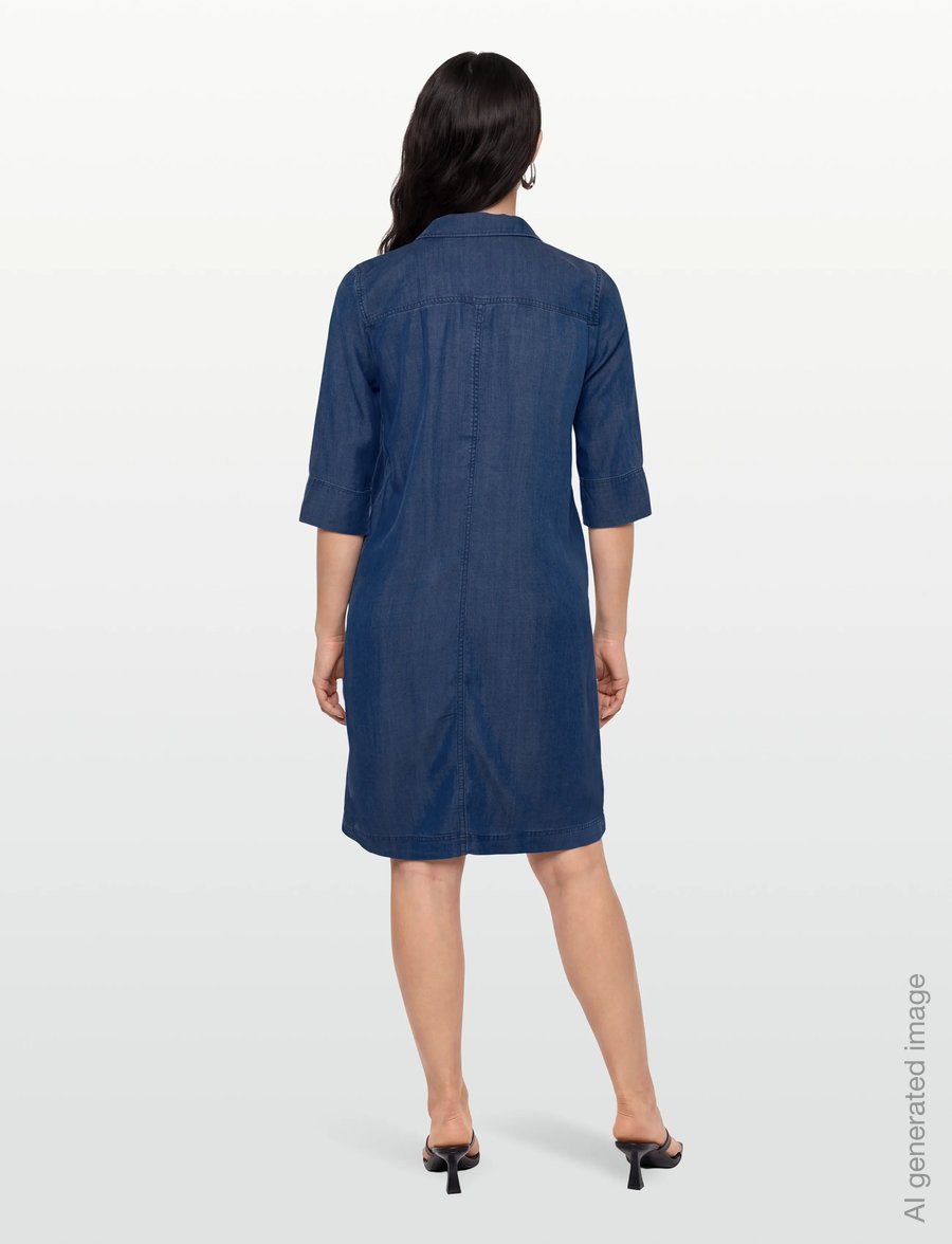 Masai - MaNahlia - hemdkleider - washed denim - 4