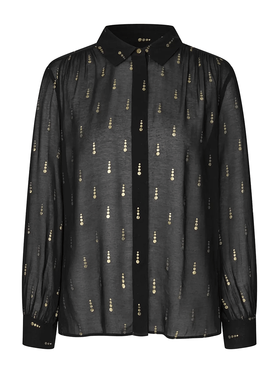 Masai - MaImarae - langärmlige hemden - black - 1