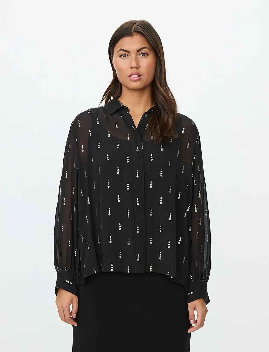 Masai - MaImarae - langärmlige hemden - black - 0
