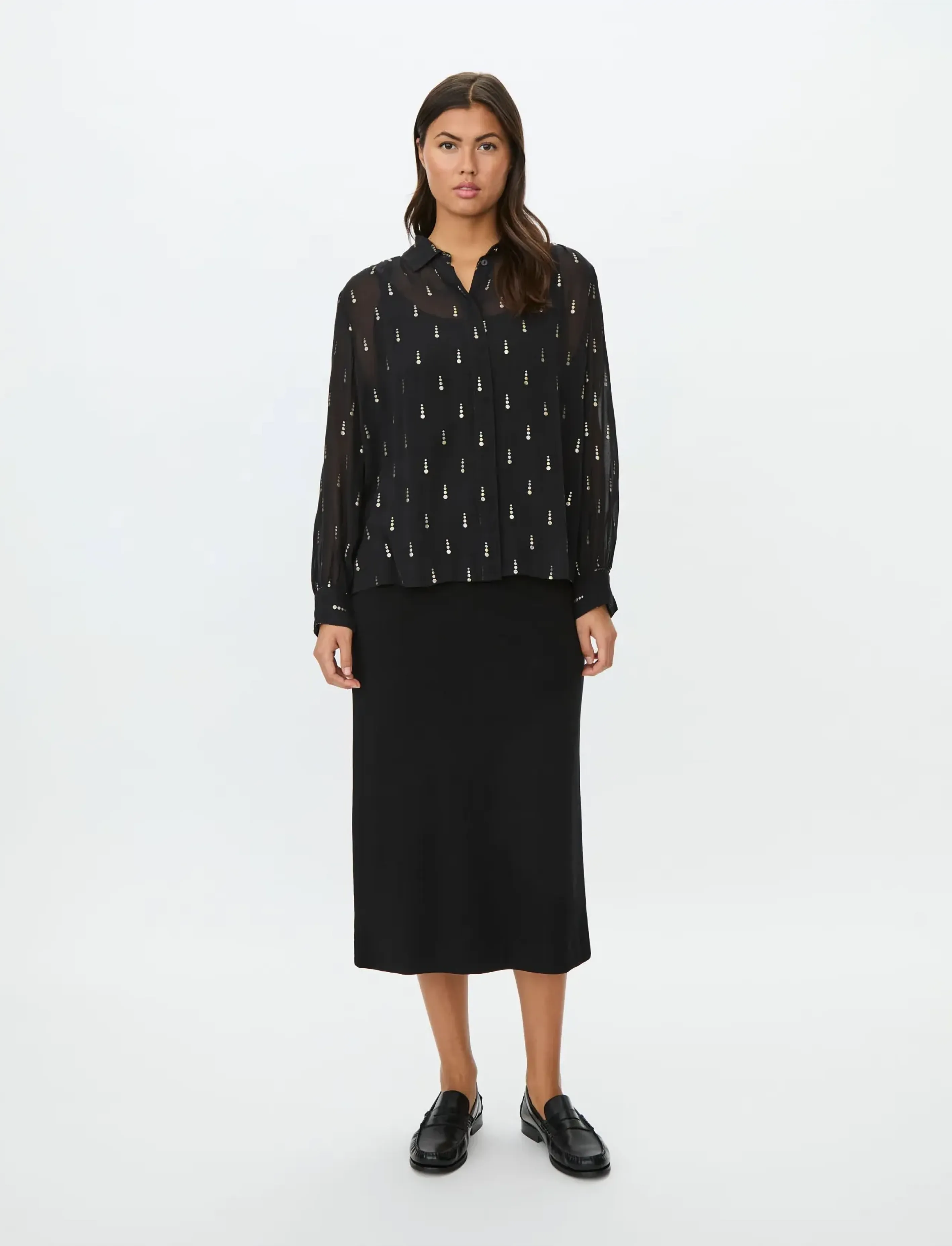 Masai - MaImarae - långärmade skjortor - black - 5