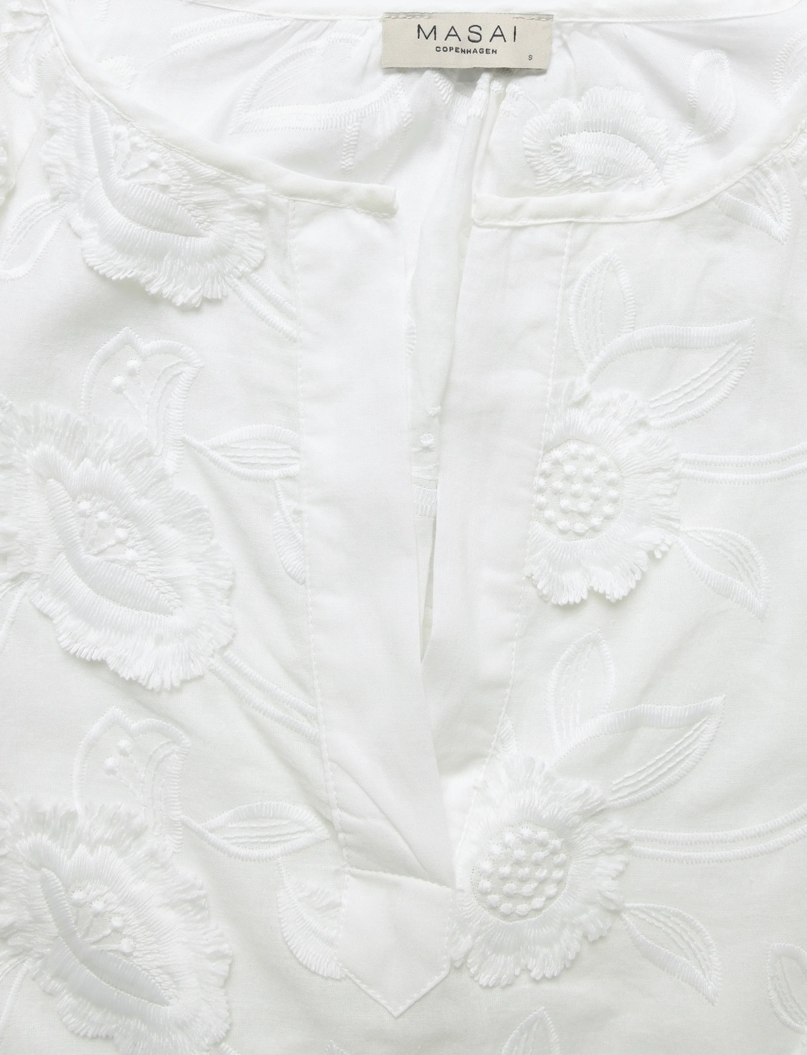 Masai - MaBrenya - long sleeved blouses - white - 2