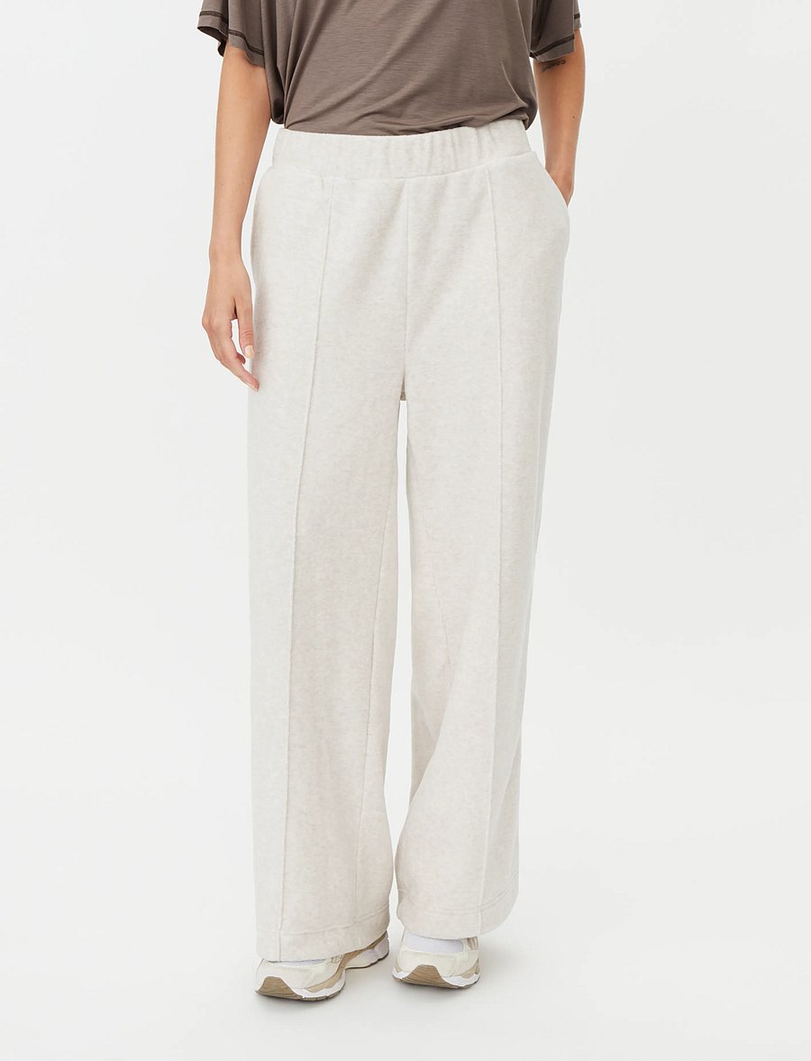 Masai - MaPeira - bukser med brede ben - beige melange - 3