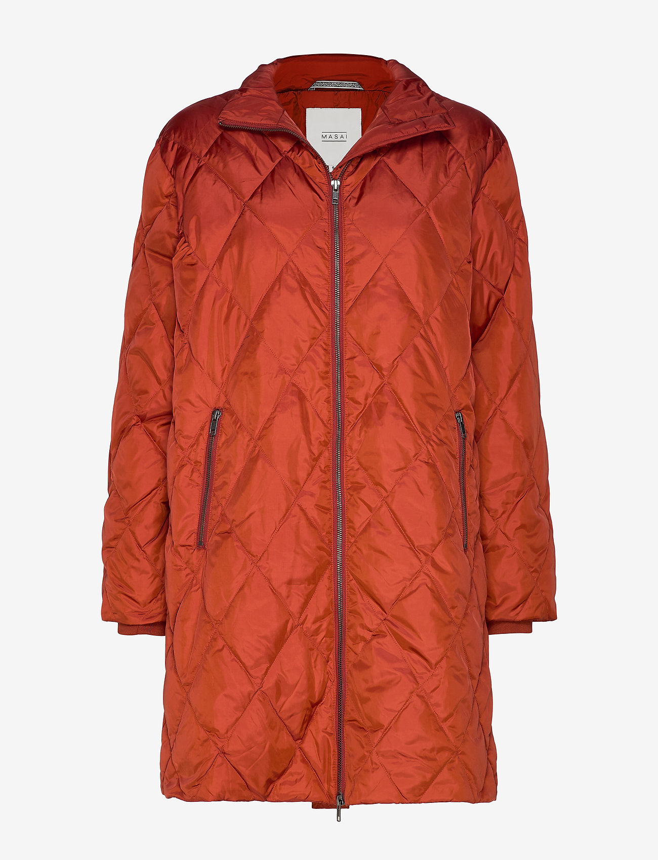 Tonya coat - RED OCHRE