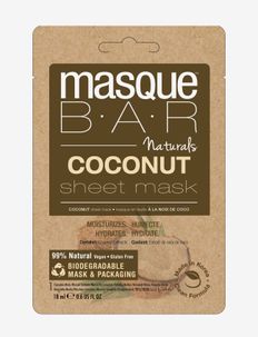 MasqueBar Naturals Coconut Sheet Mask, Masque B.A.R