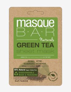 MasqueBar Naturals Green Tea Sheet Mask, Masque B.A.R