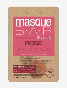 MasqueBar Naturals Rose Sheet Mask, Masque B.A.R