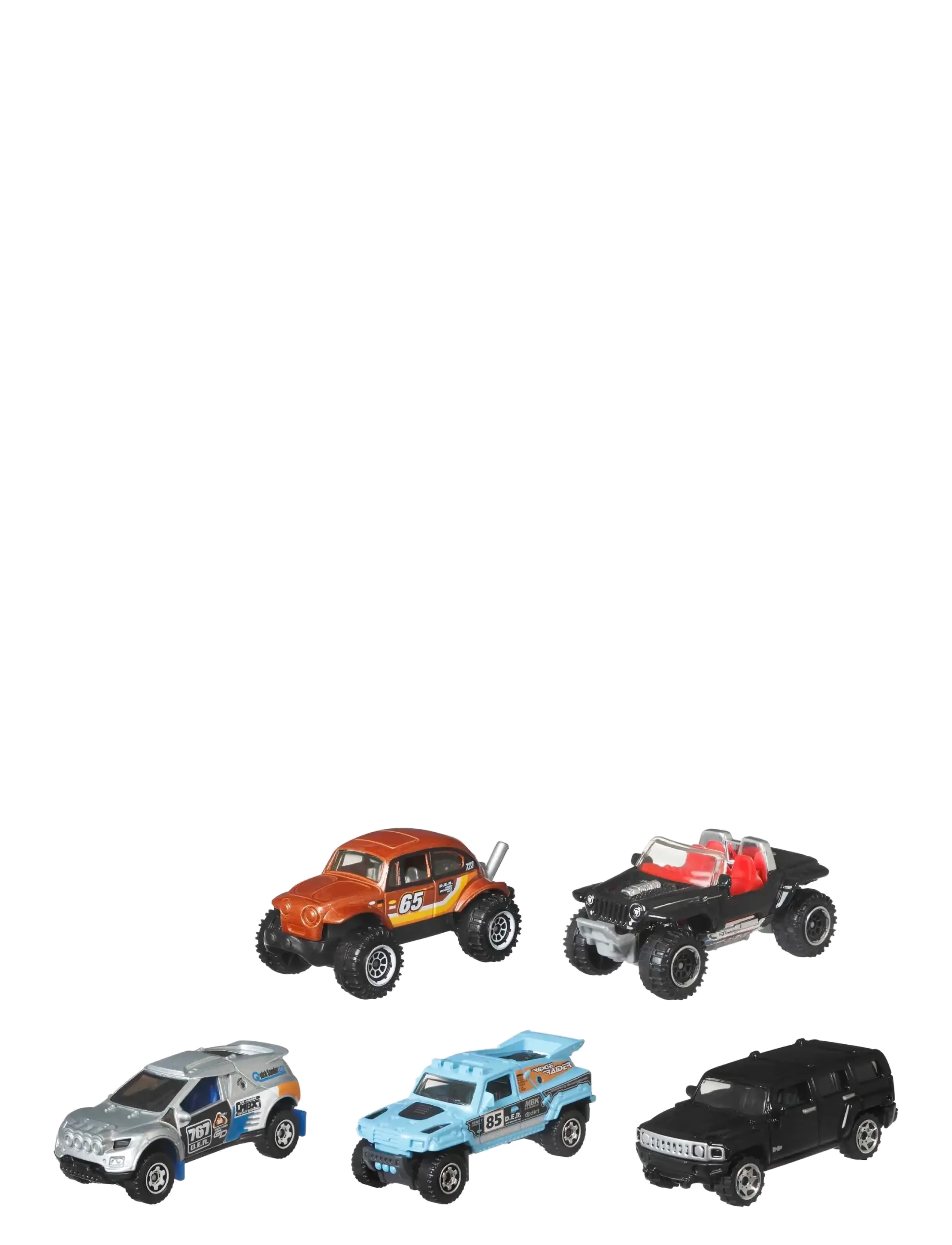 Matchbox 1:64 Scale Die-Cast Toy Cars or Trucks, Set of 5 (Styles May Vary) - Mänguasjad 3-5 aastat - MULTI COLOR / multi
