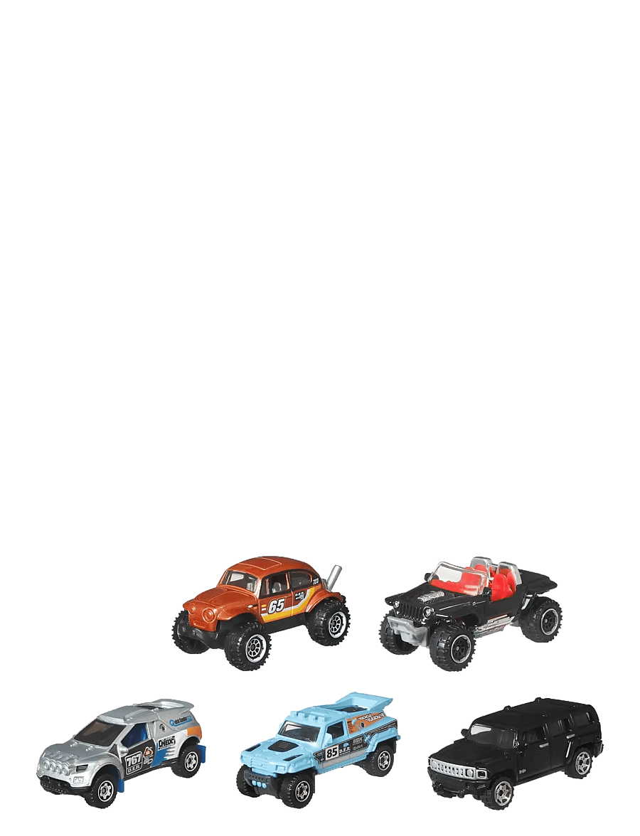 Matchbox - 1:64 Scale Die-Cast Toy Cars or Trucks, Set of 5 (Styles May Vary) - die niedrigsten preise - multi color - 0