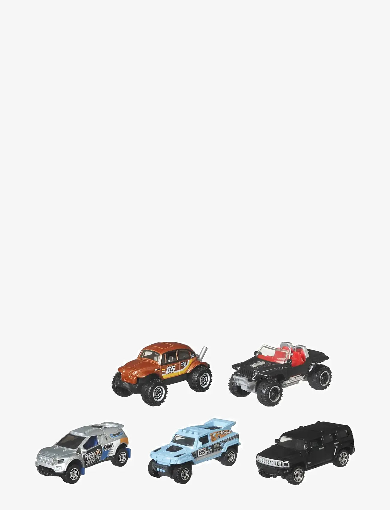 Matchbox - 1:64 Scale Die-Cast Toy Cars or Trucks, Set of 5 (Styles May Vary) - leluautot - multi color - 2