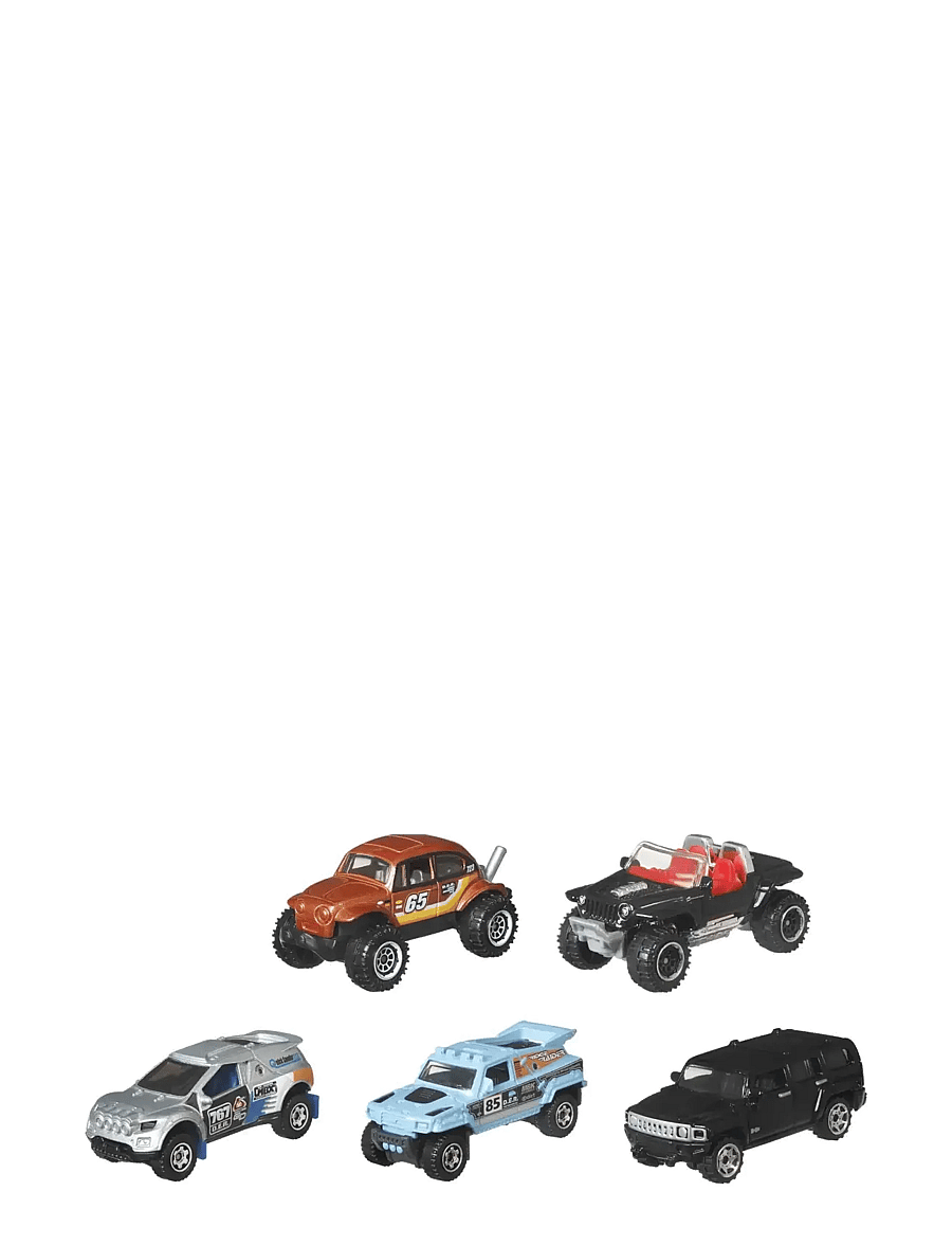 Matchbox - 1:64 Scale Die-Cast Toy Cars or Trucks, Set of 5 (Styles May Vary) - madalaimad hinnad - multi color - 1
