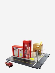 Action Drivers Fire Station Rescue Playset, Matchbox