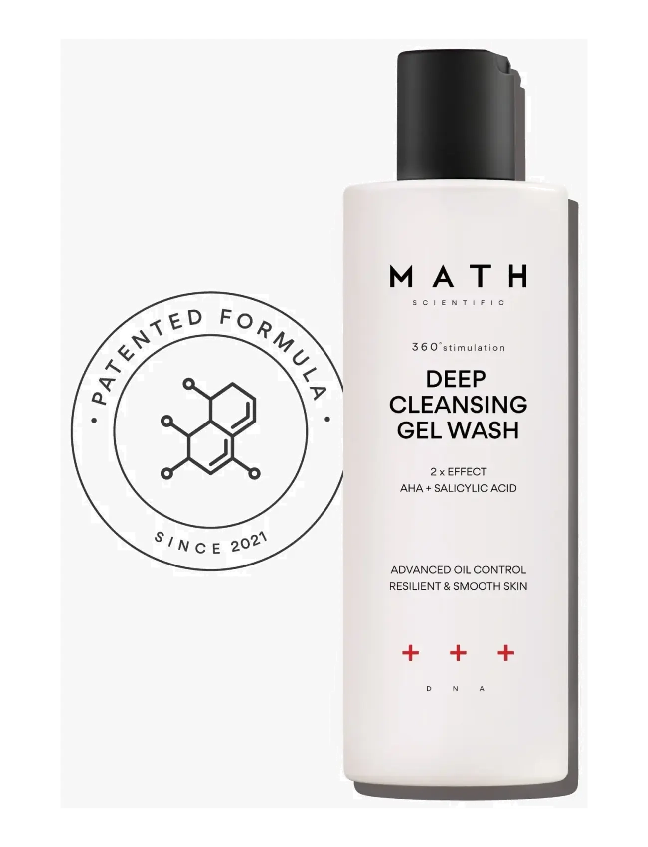 MATH Scientific Deep Cleansing Gel Wash, Ansigtsvask & Rensemiddel, Nude, Str: ONE SIZE