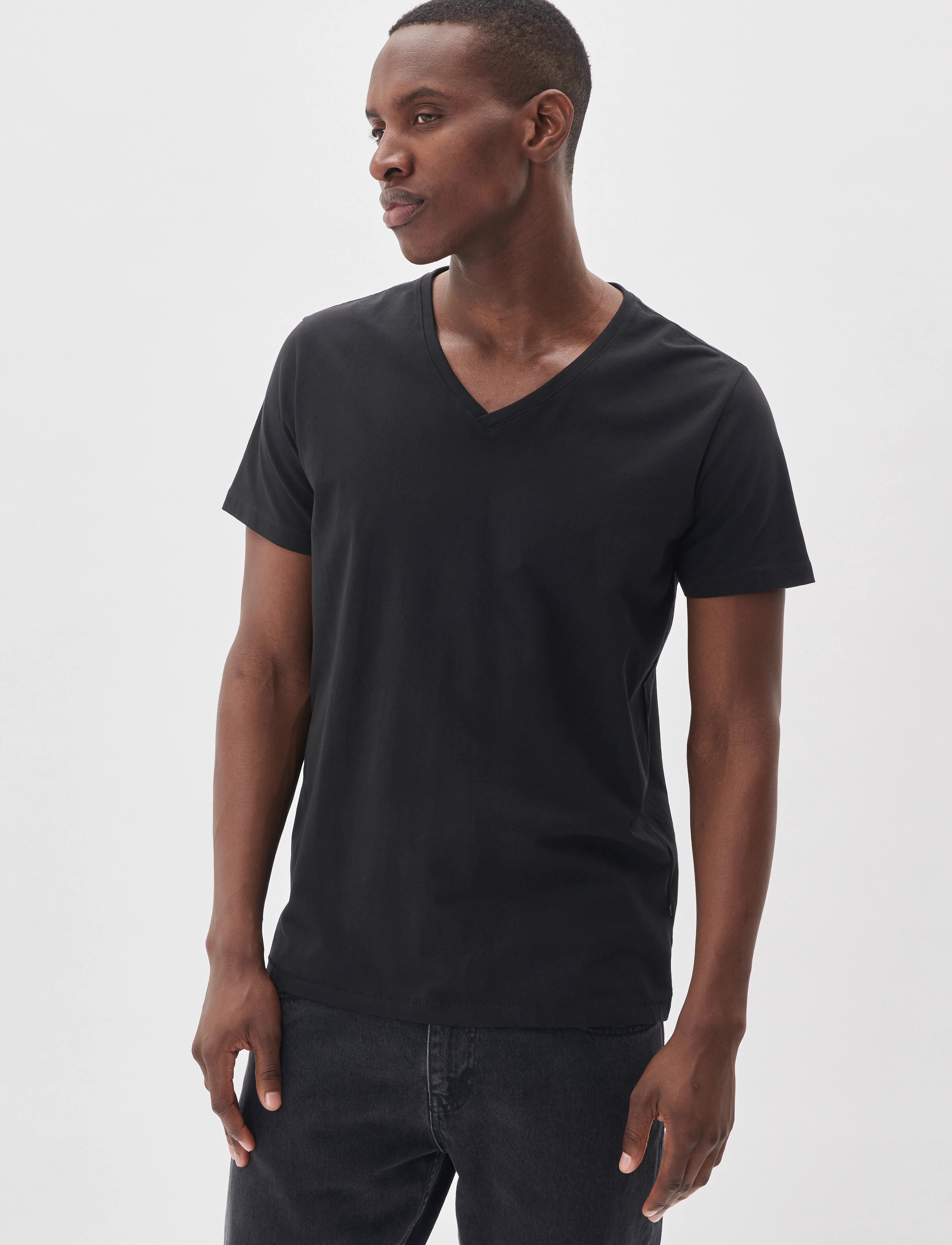 Matinique Madelink - T-Shirts - BLACK / black