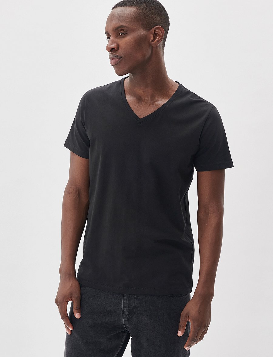 Matinique - Madelink - v-kaelusega t-särgid - black - 0
