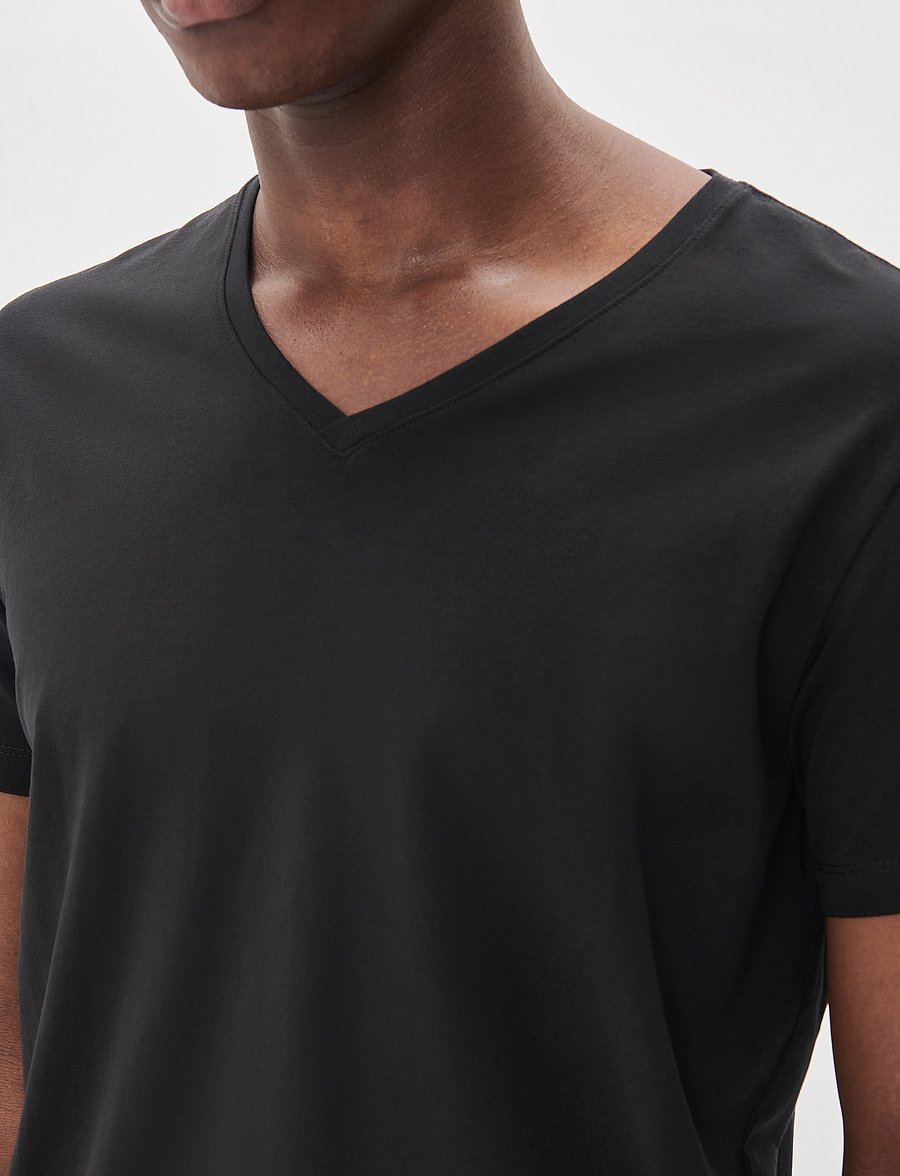 Matinique - Madelink - v-kaelusega t-särgid - black - 5