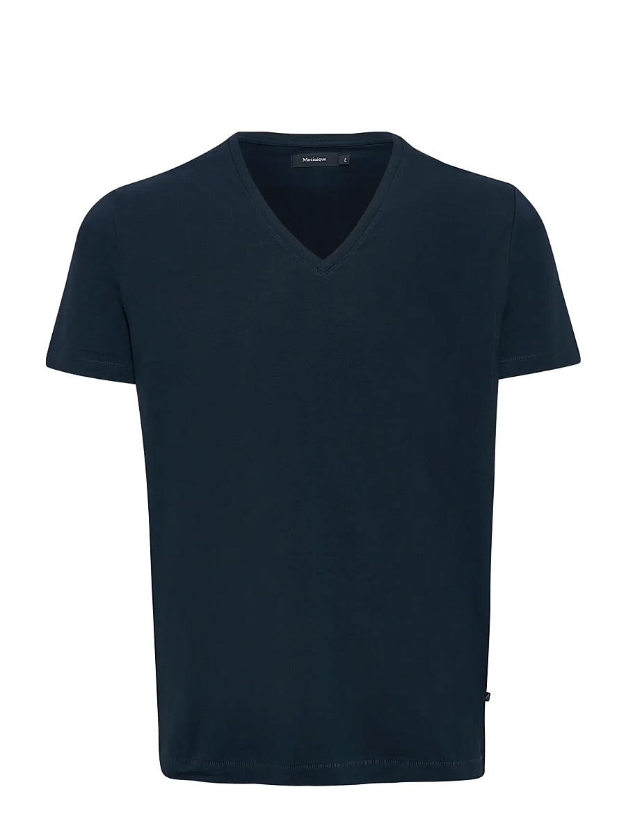 Matinique - Madelink - v-neck t-shirts - dark navy - 1