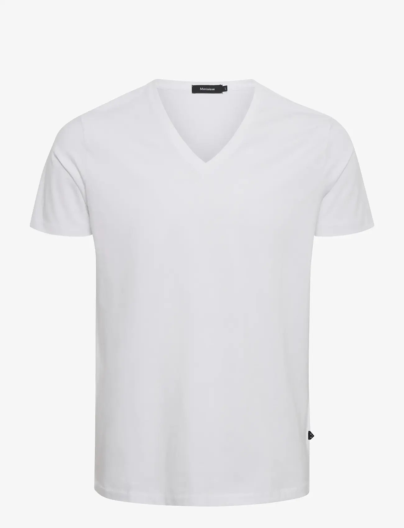 Matinique - Madelink - t-shirts med v-hals - white - 0