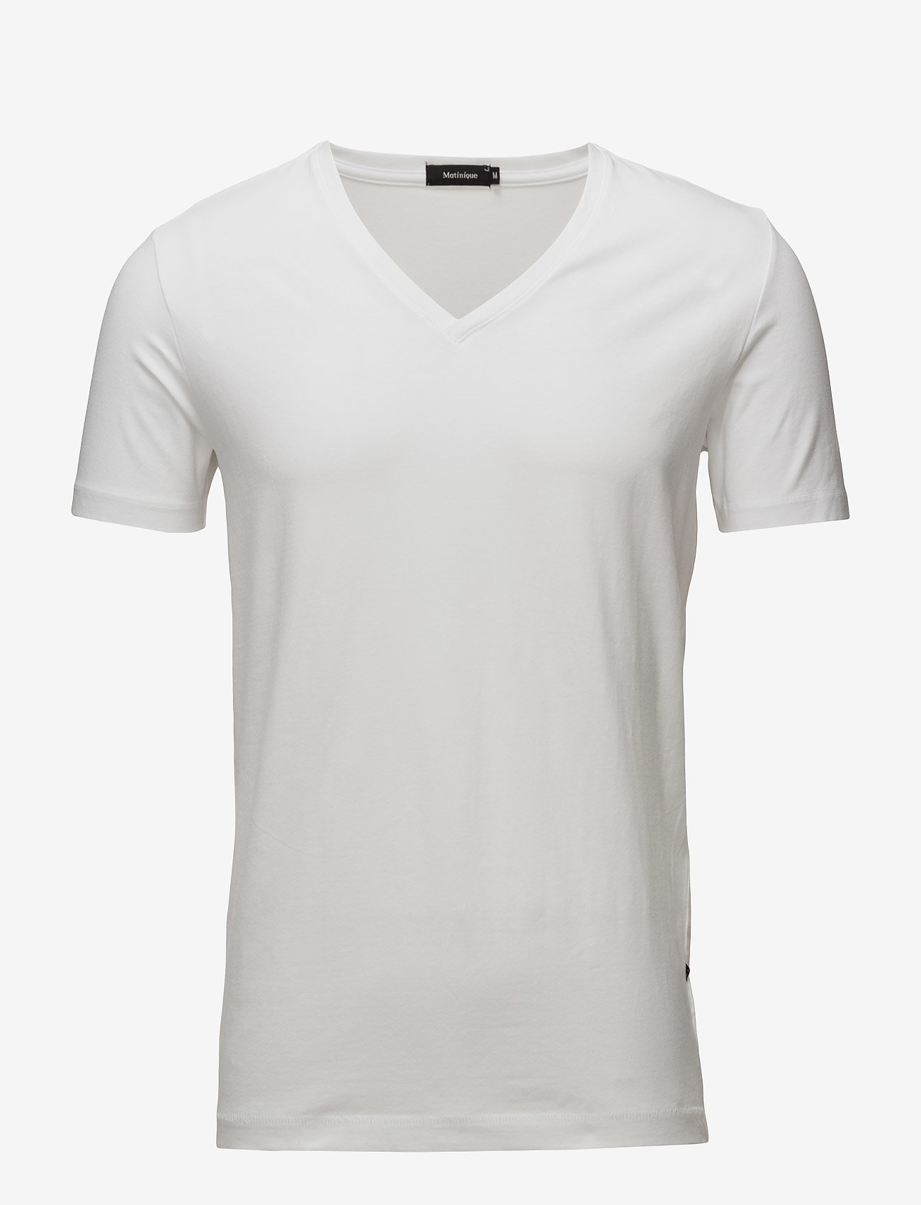 Matinique - Madelink - t-shirts med v-hals - white - 3