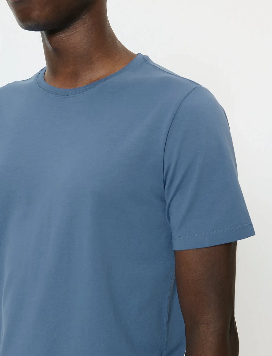 Matinique - Jermalink - kortærmede t-shirts - blue horizon - 5