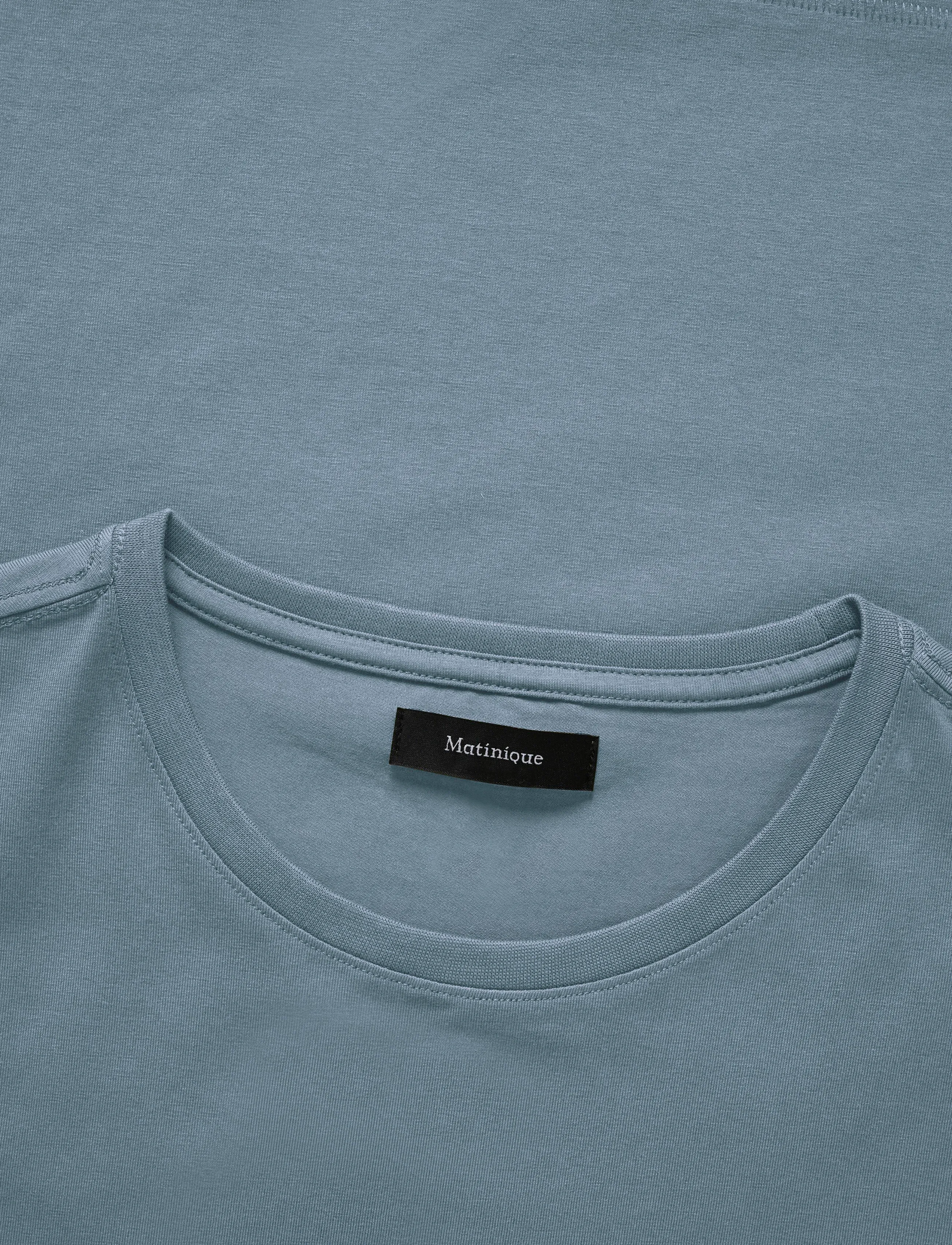 Matinique - Jermalink - kortærmede t-shirts - blue mirage - 5