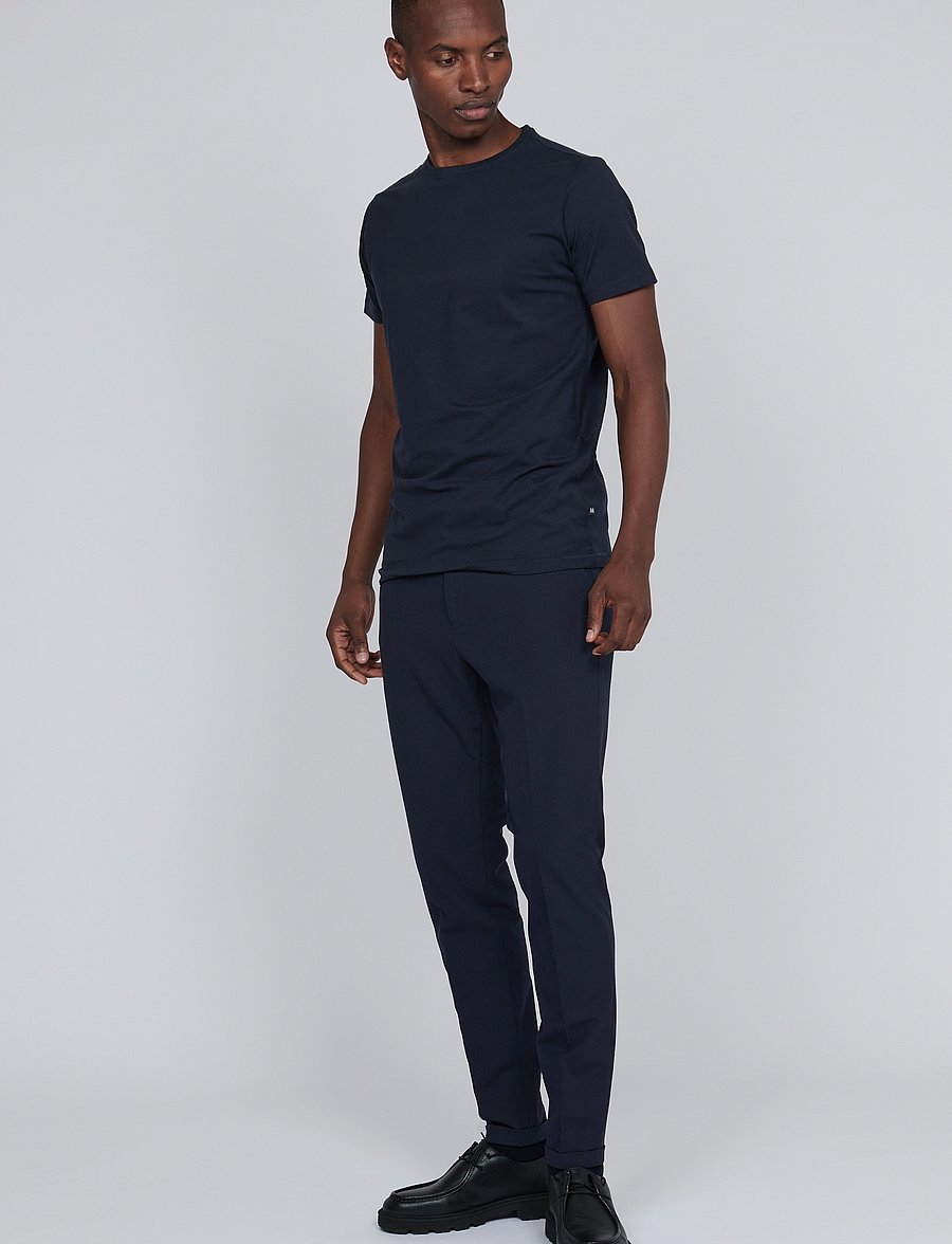 Matinique - Jermalink - kurzärmelige t-shirts - dark navy - 3