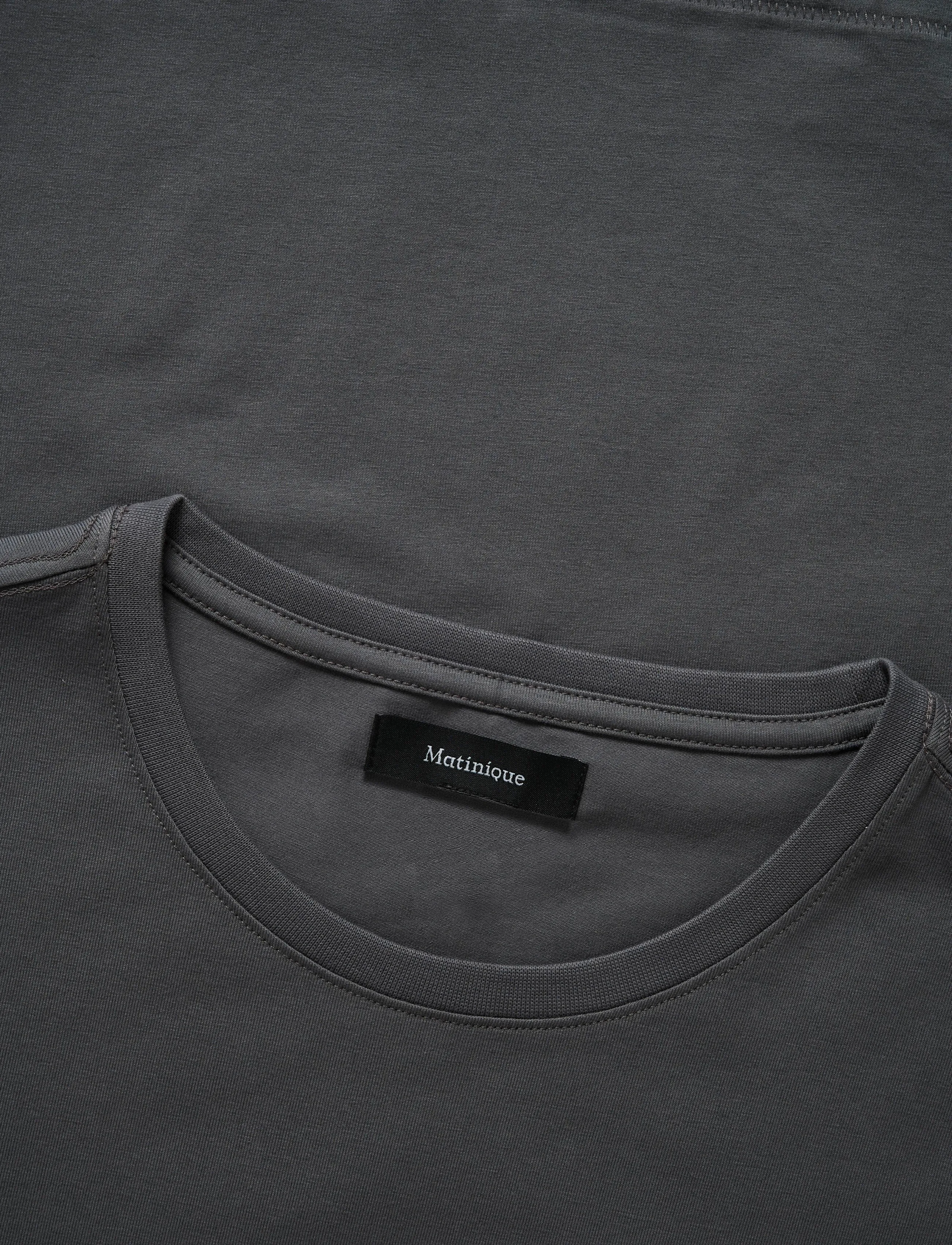 Matinique - Jermalink - kurzärmelige t-shirts - iron gate - 5