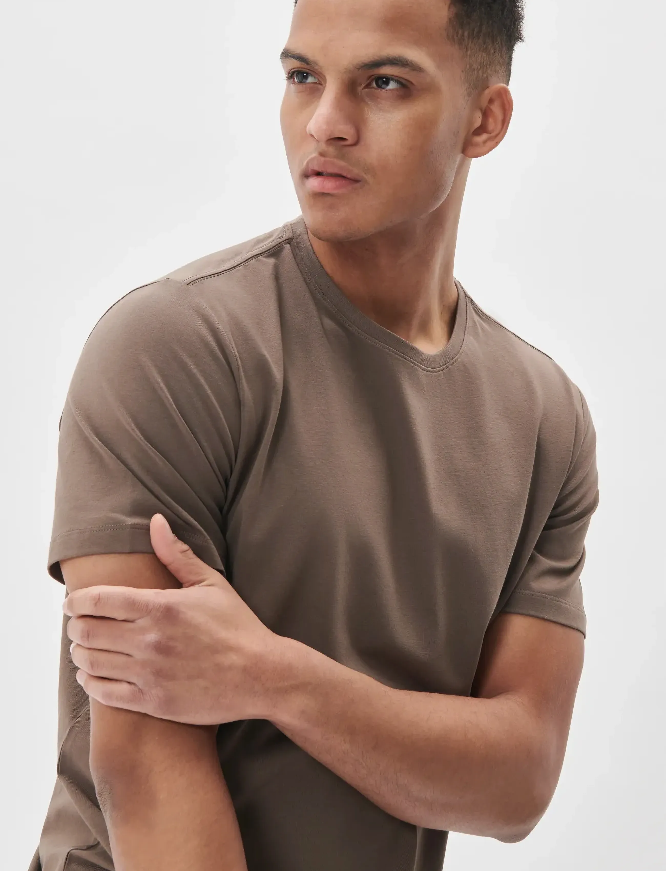 Matinique Jermalink - T-shirts - MOREL / brown