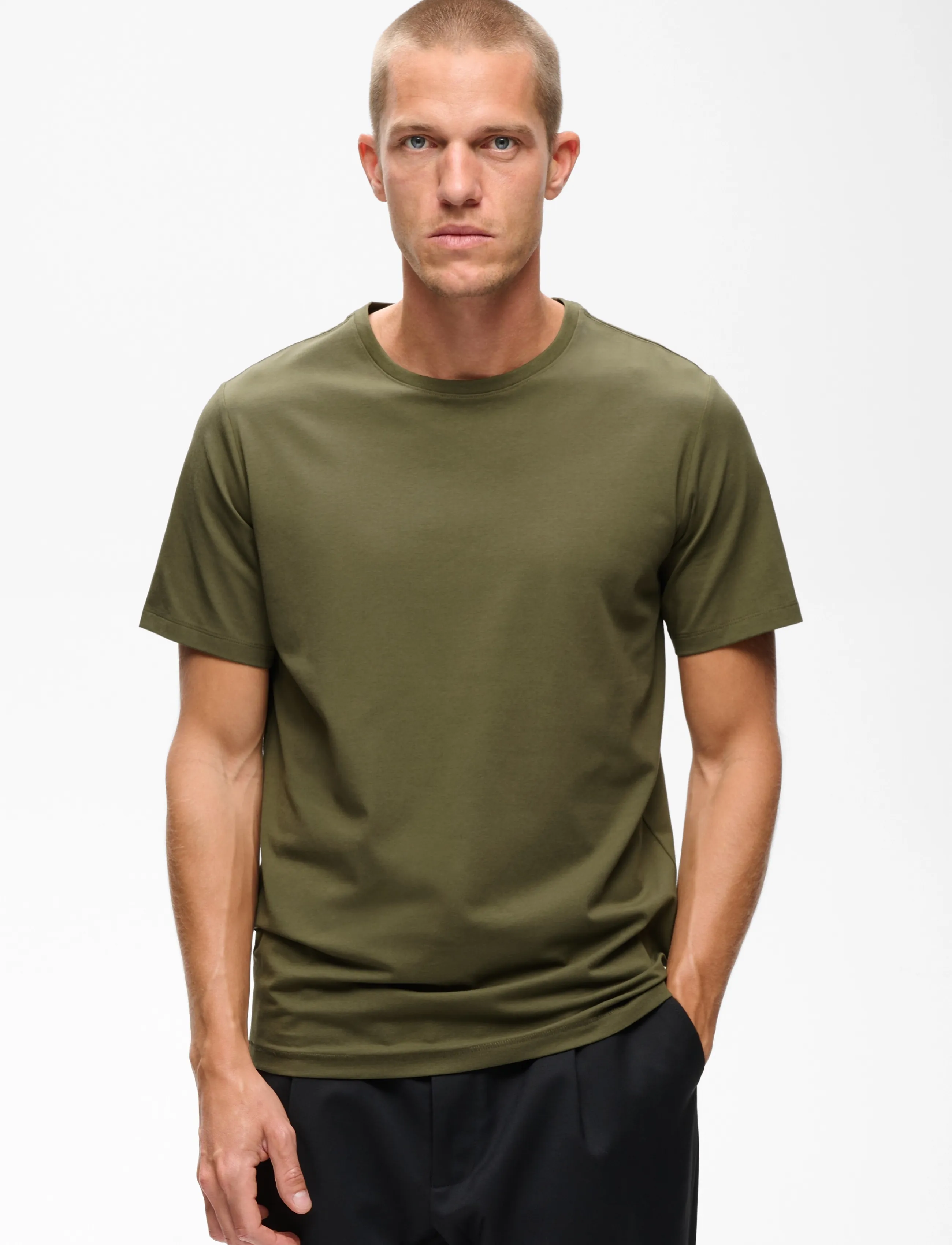 Matinique Jermalink - T-Shirts - OLIVE NIGHT / khaki/green