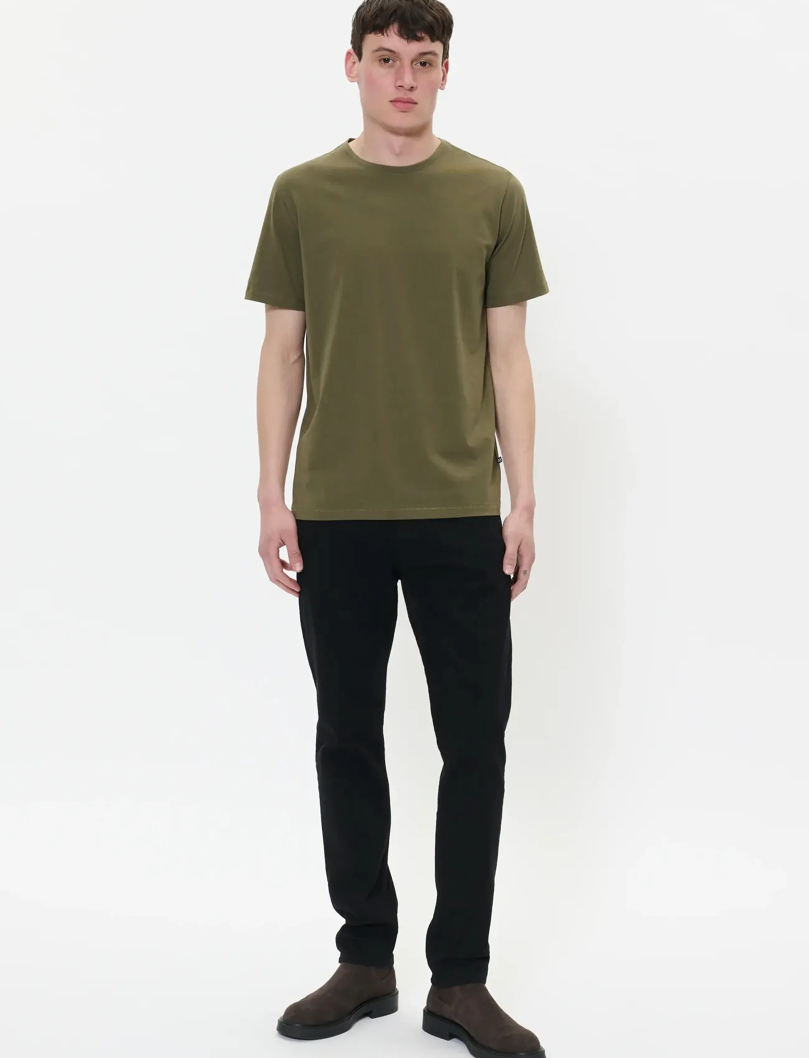 Matinique - Jermalink - kurzärmelig - olive night - 2