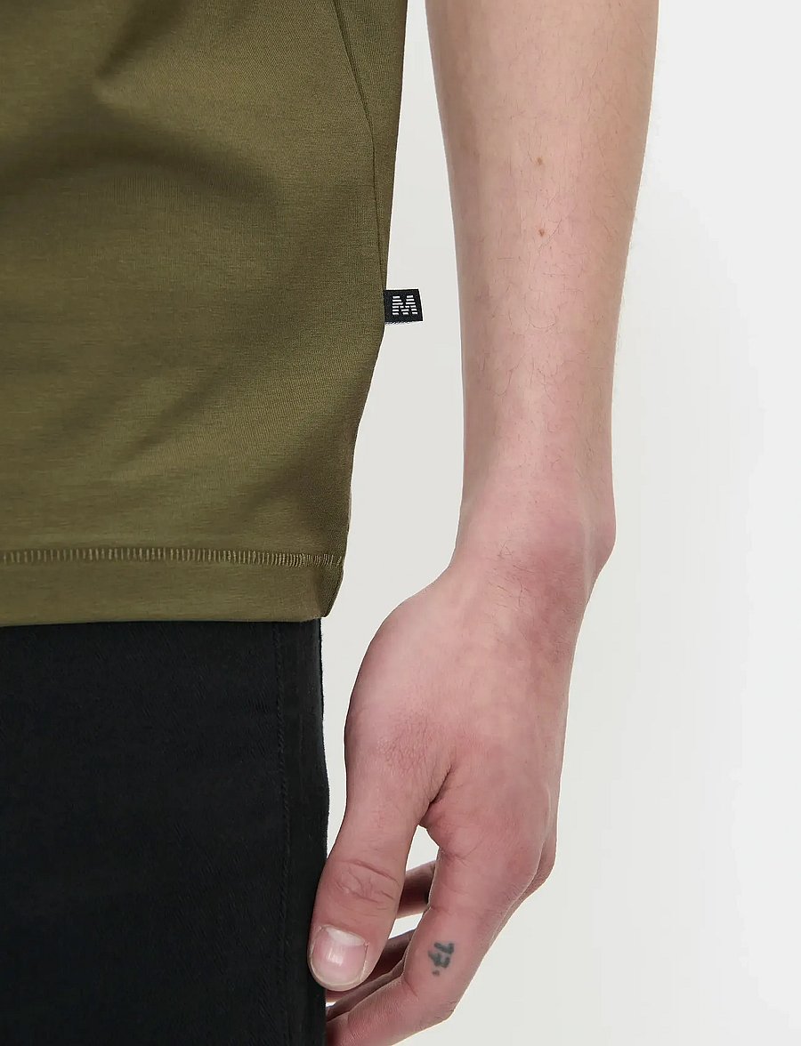 Matinique - Jermalink - kurzärmelige t-shirts - olive night - 4