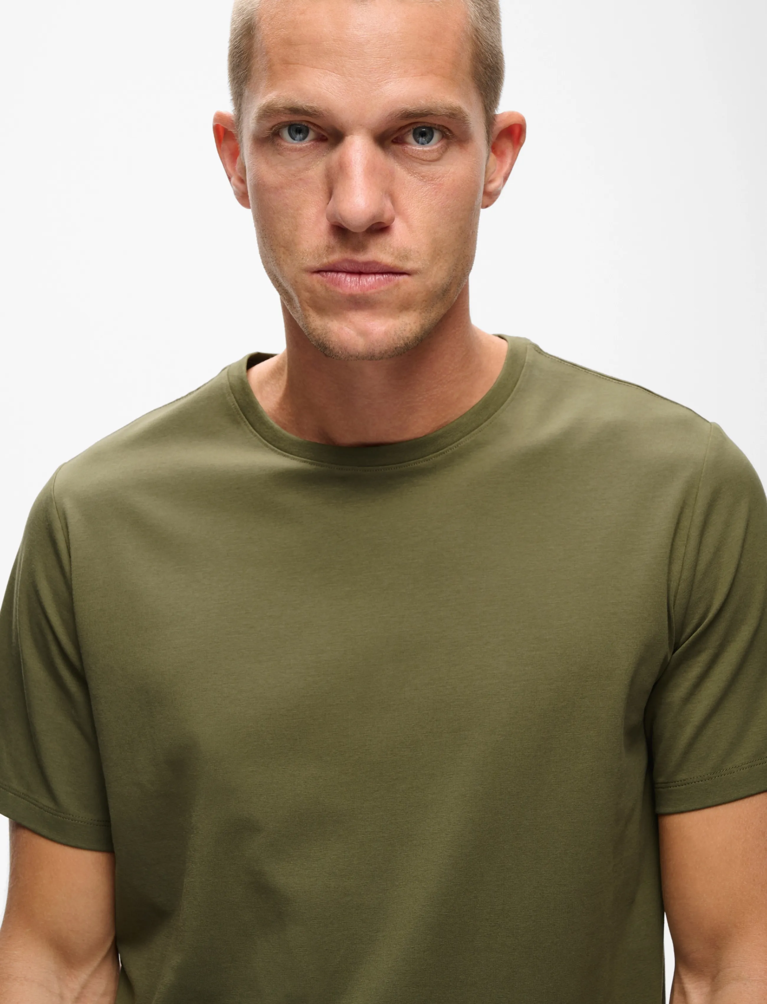 Matinique - Jermalink - kurzärmelige t-shirts - olive night - 5