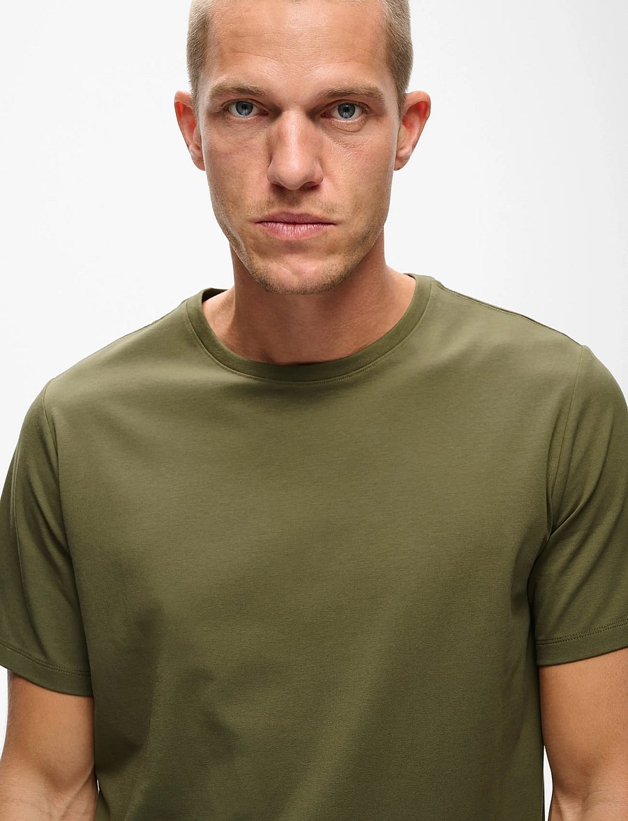 Matinique - Jermalink - kurzärmelige t-shirts - olive night - 5