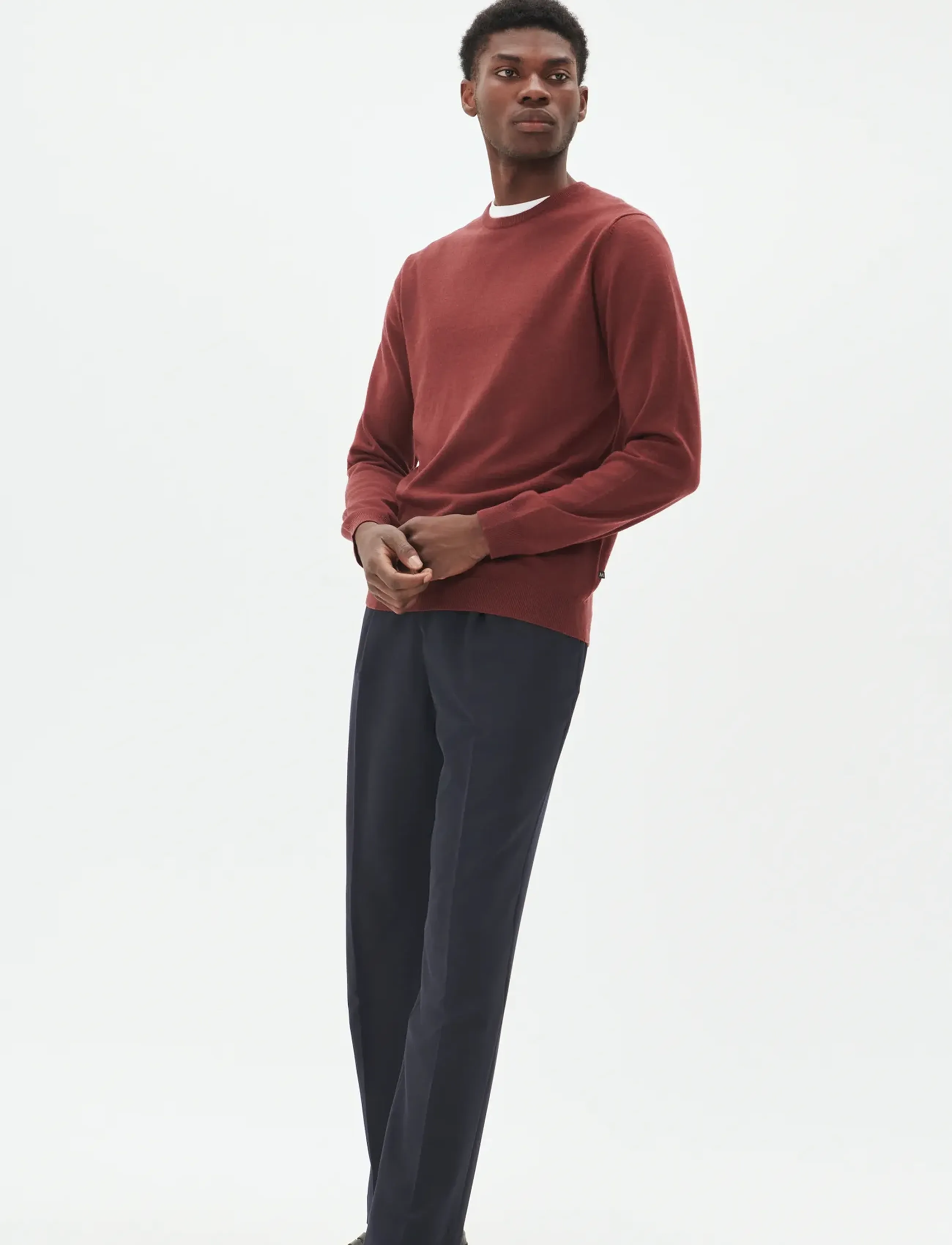 Matinique - Margrate - round necks - bitter chocolate melange - 5