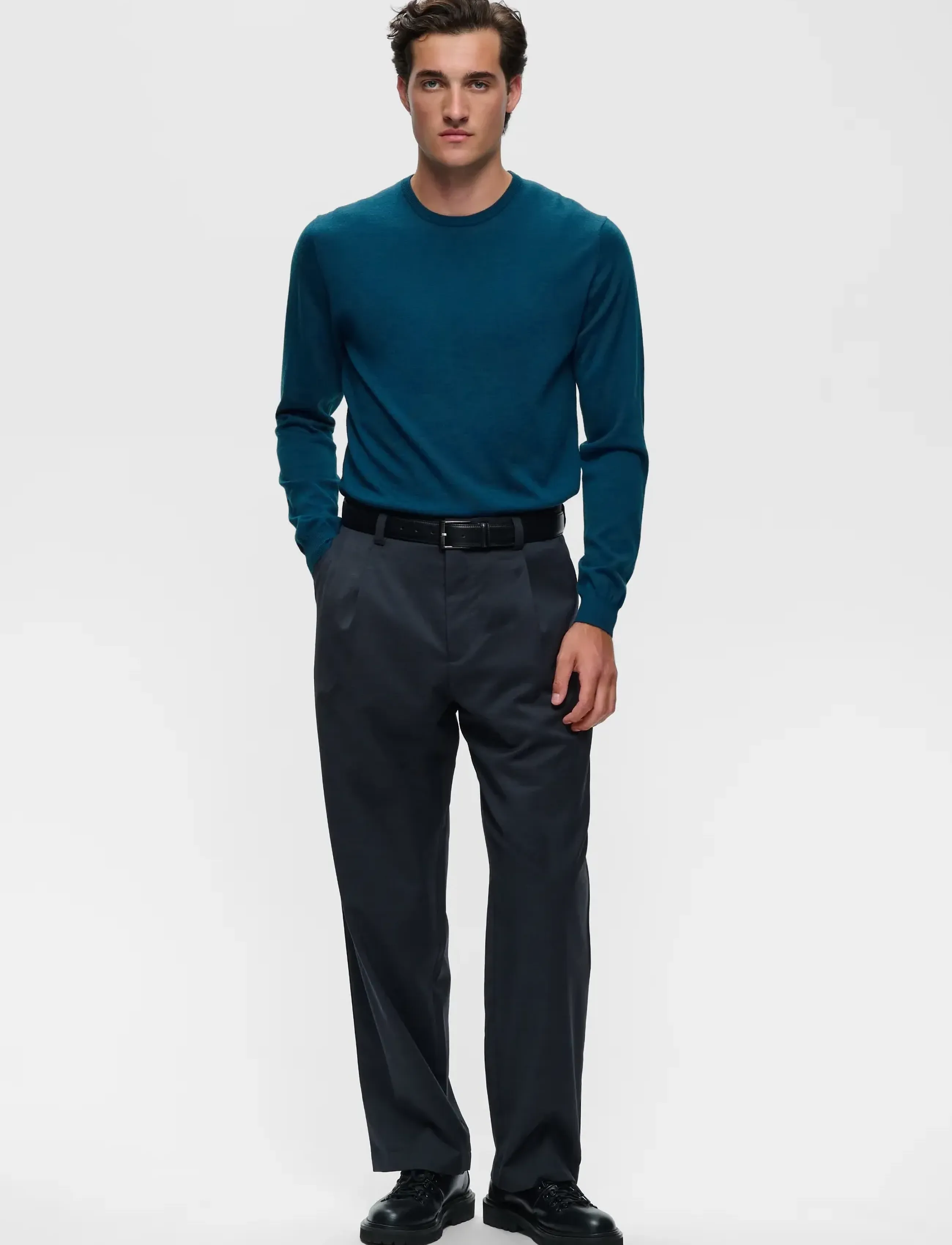Matinique - Margrate - round necks - blue wing teal melange - 2
