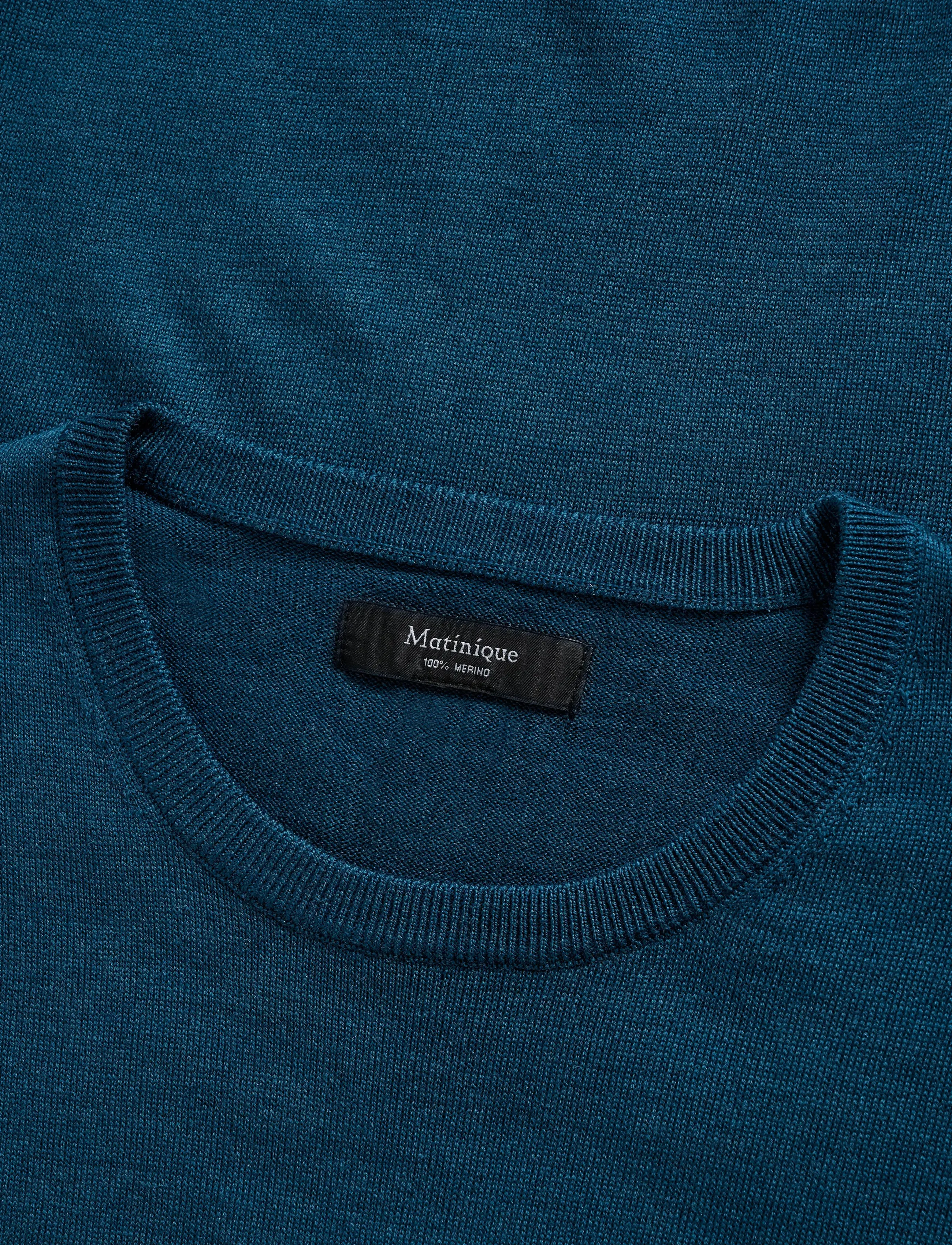Matinique - Margrate - round necks - blue wing teal melange - 5