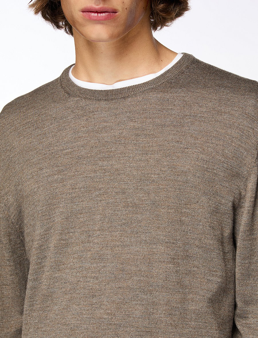 Matinique - Margrate - round necks - brown soil melange - 3