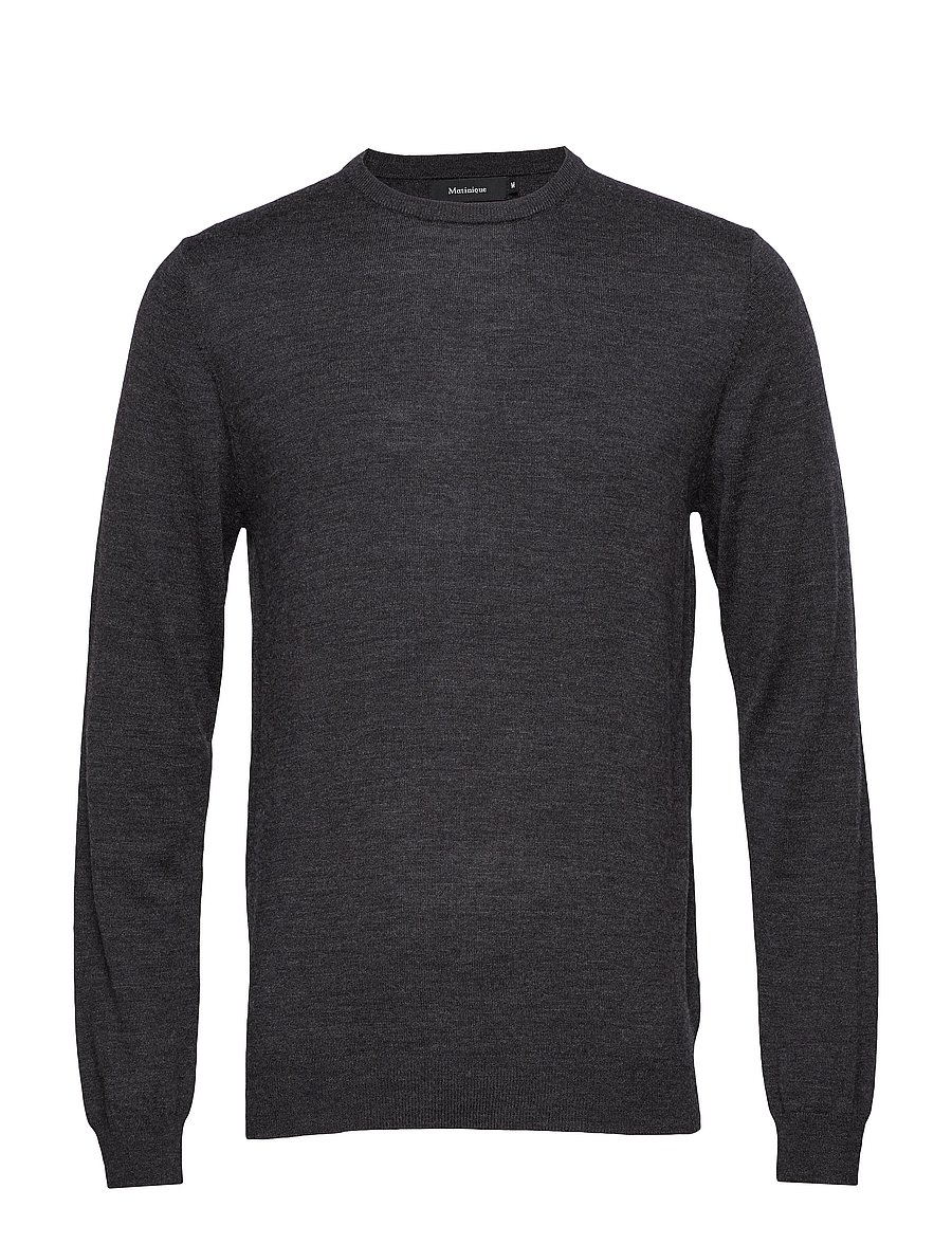 Matinique - Margrate - Ümara kaelusega - drk grey melange - 1