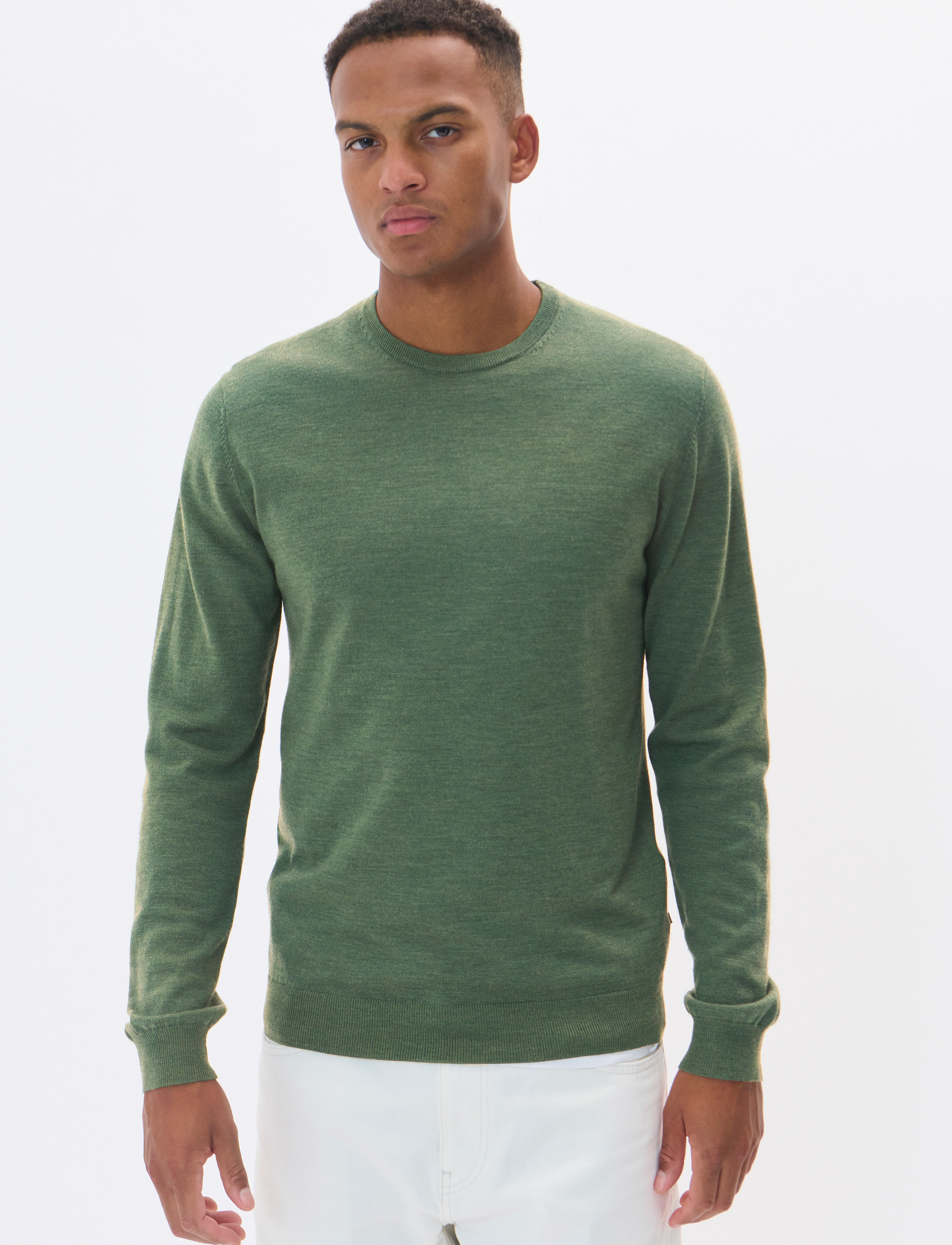 Matinique Margrate - Strickmode - DUCK GREEN MELANGE / green