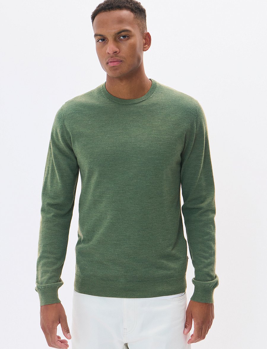 Matinique - Margrate - round necks - duck green melange - 0