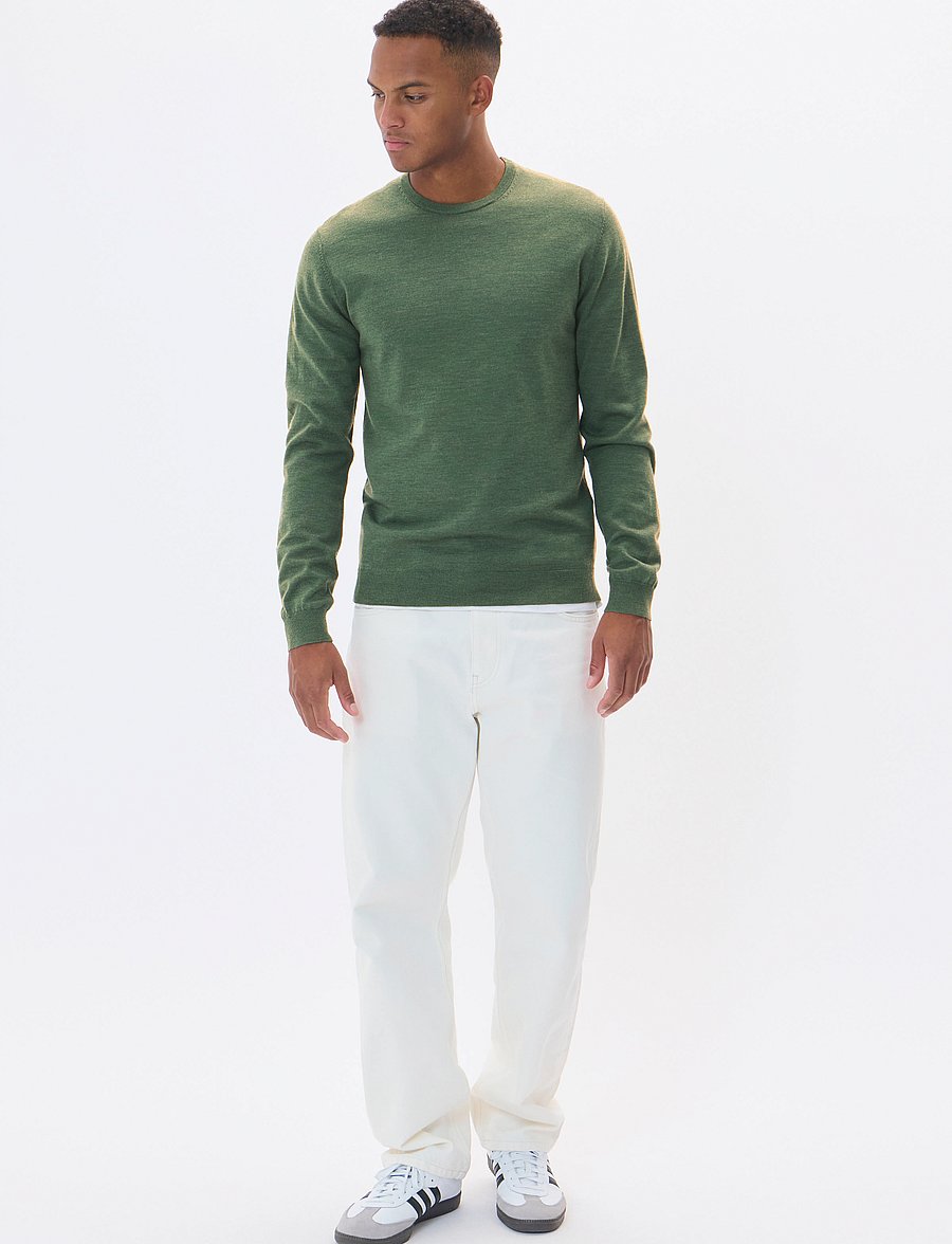 Matinique - Margrate - round necks - duck green melange - 3