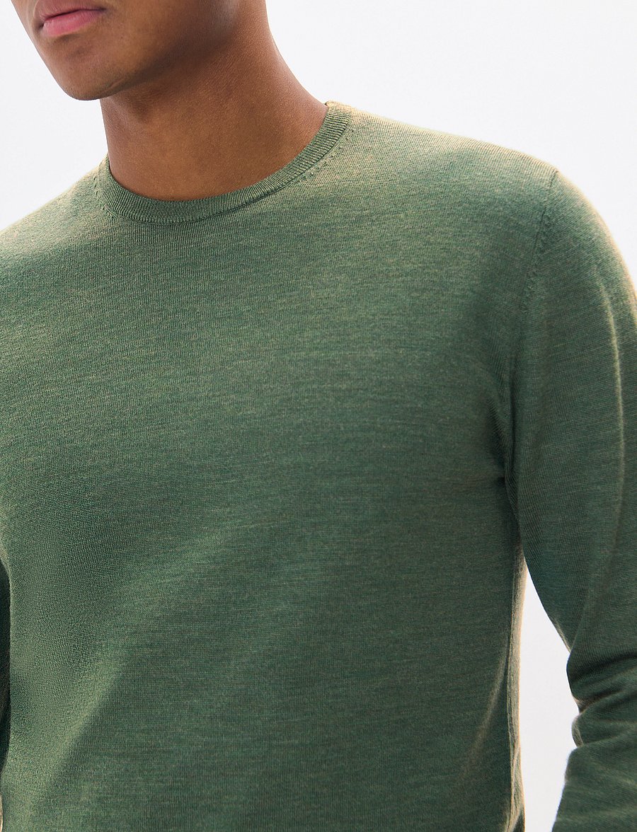 Matinique - Margrate - round necks - duck green melange - 5