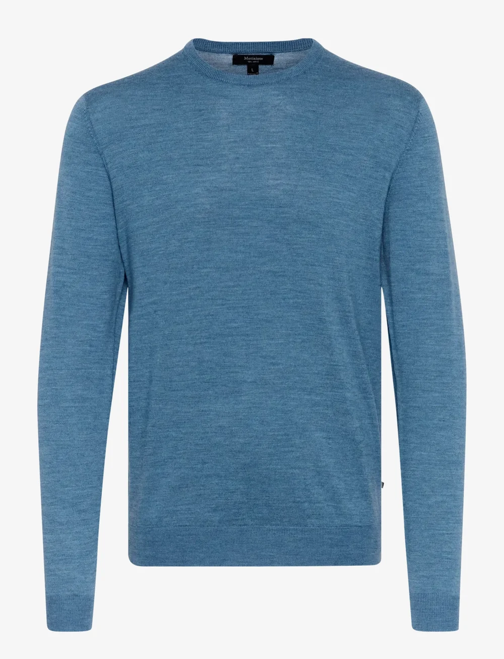 Matinique - Margrate - rundhals - dust blue melange - 1