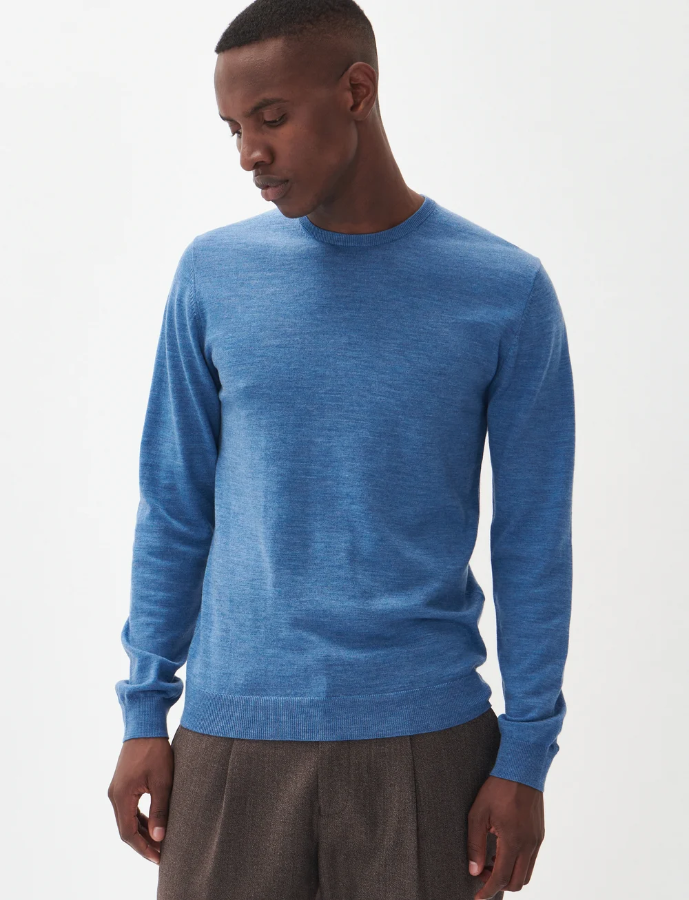 Matinique - Margrate - rundhals - dust blue melange - 0