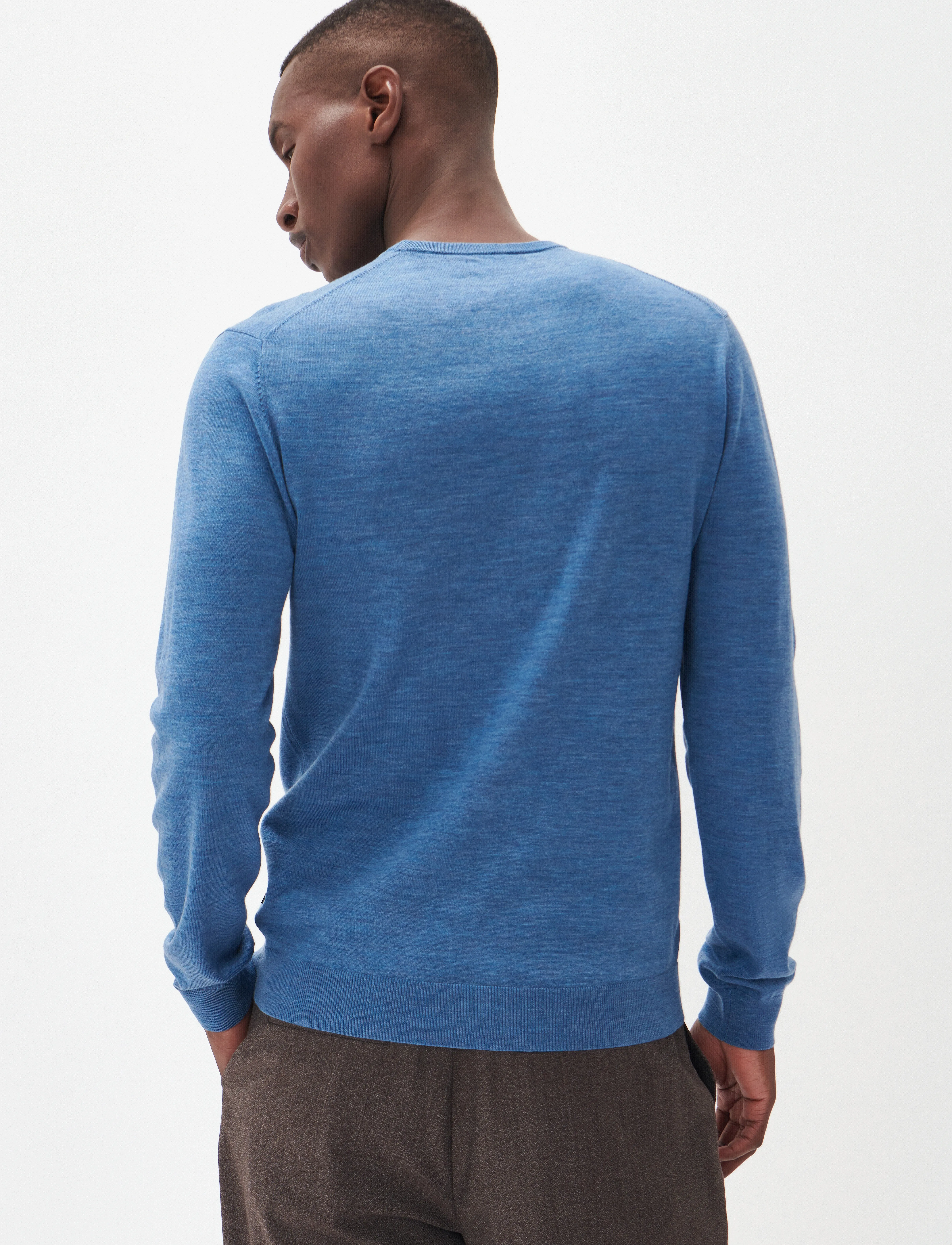 Matinique - Margrate - rundhalsad - dust blue melange - 5