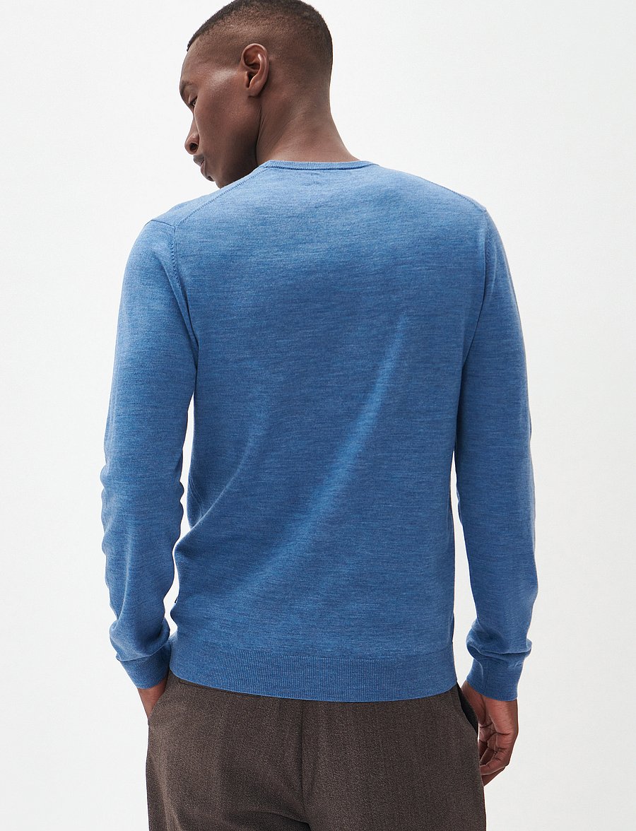 Matinique - Margrate - round necks - dust blue melange - 5