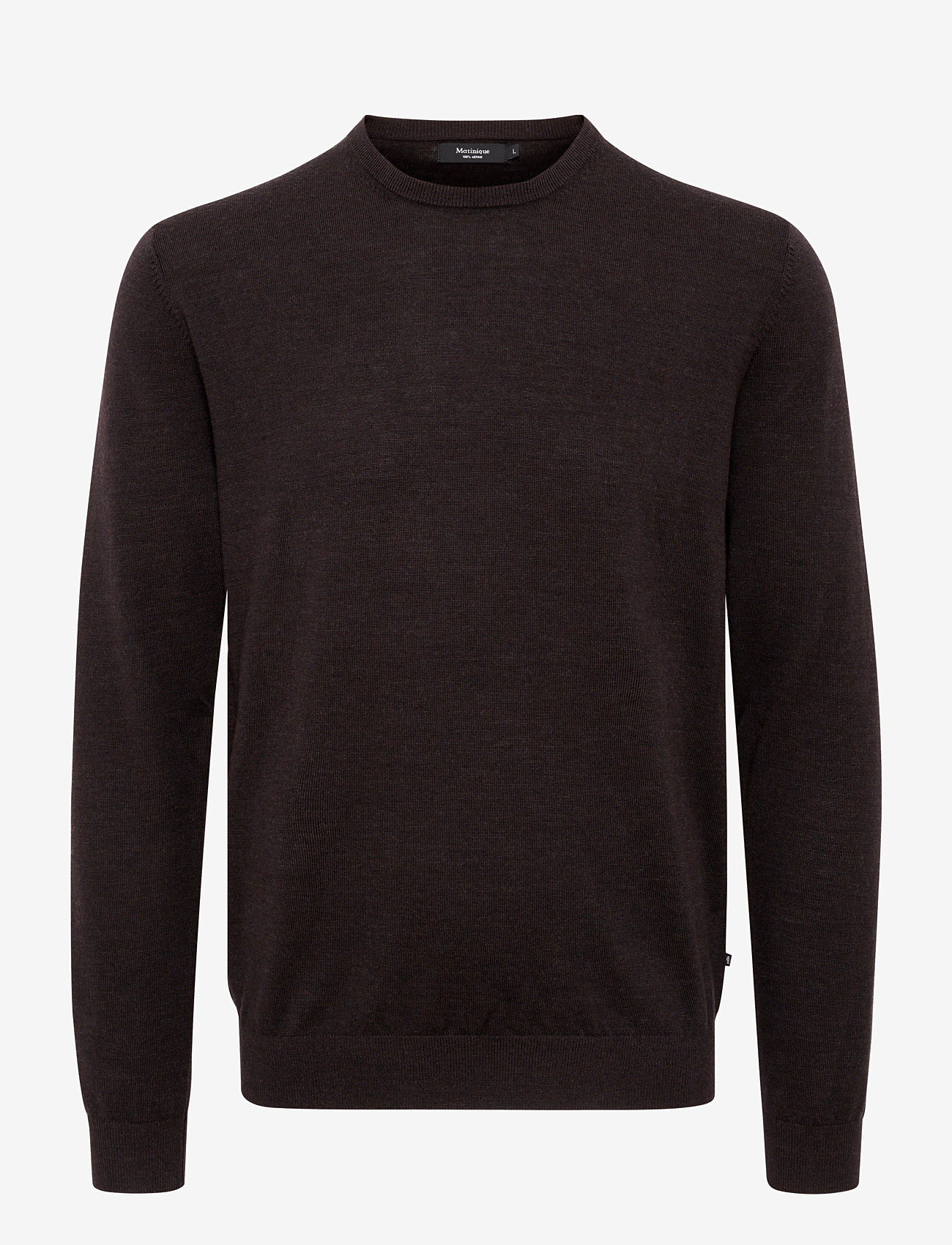 Matinique - Margrate - Ümmarguse kaelusega kudumid - espresso melange - 1