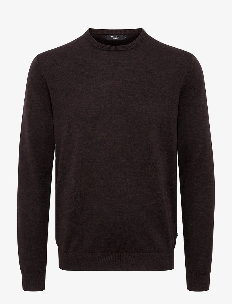 Matinique - Margrate - Ümmarguse kaelusega kudumid - espresso melange - 1