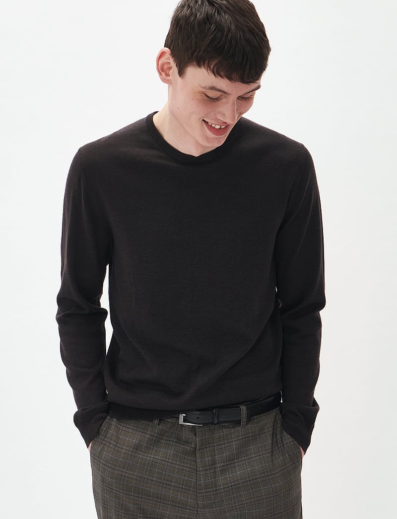 Matinique - Margrate - Ümmarguse kaelusega kudumid - espresso melange - 0